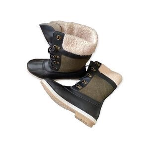 Olive Knee High Boots 8